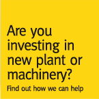 Are you investing in new plant or machinery?